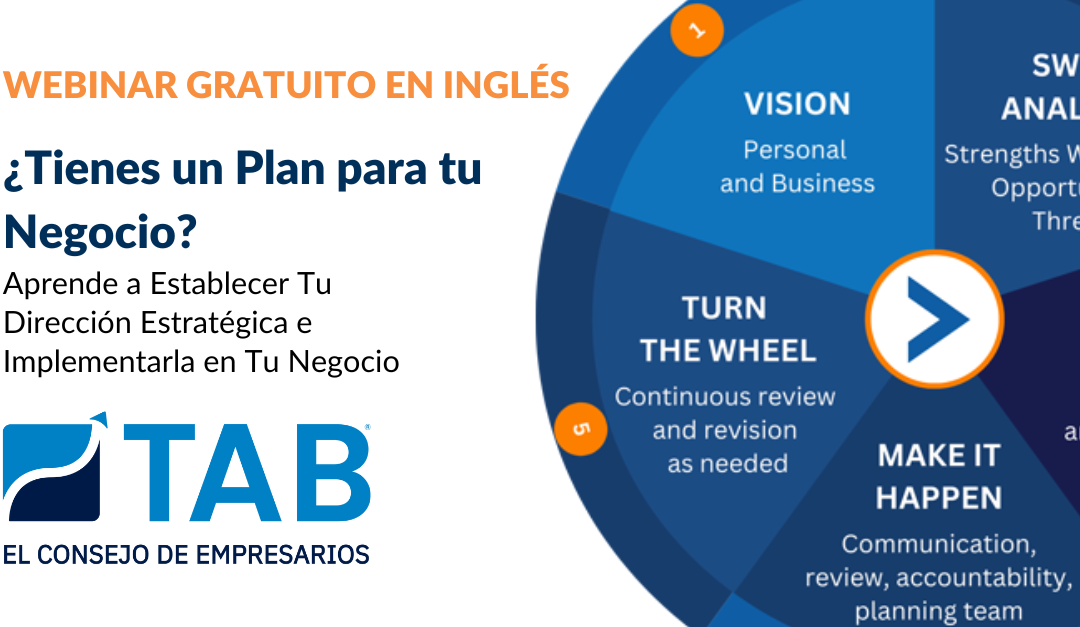 ¿Tienes un Plan para tu Negocio?  Aprende a Establecer Tu Dirección Estratégica e Implementarla en Tu Negocio