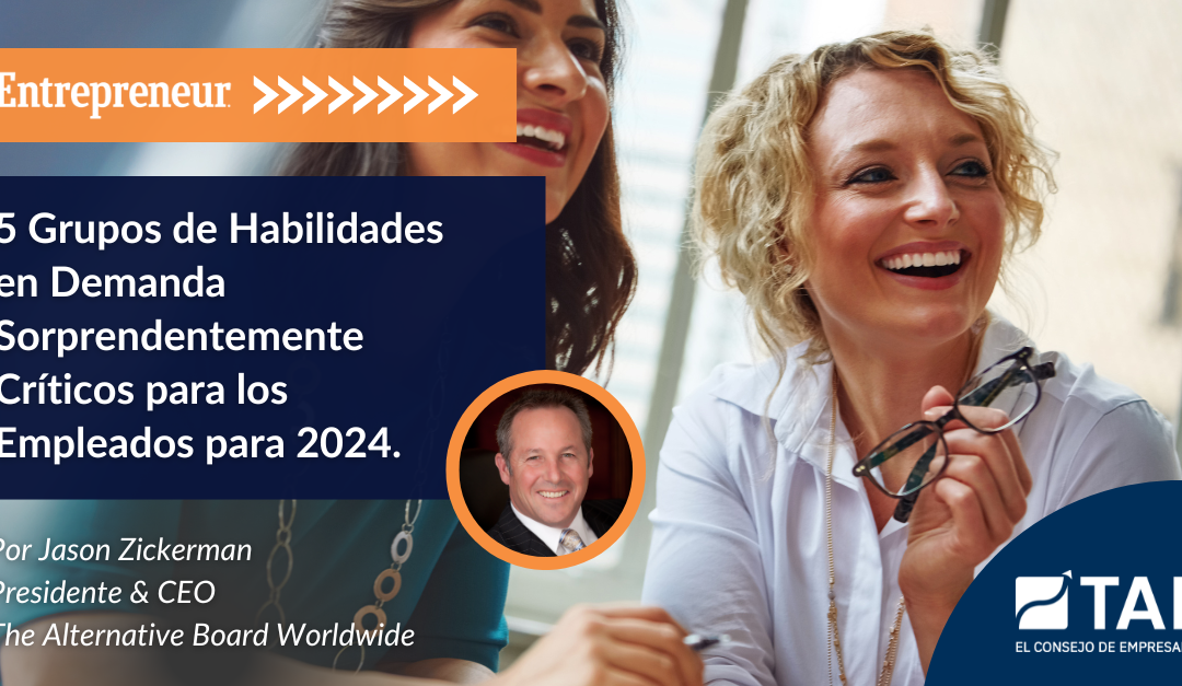 5 Grupos de Habilidades en Demanda Sorprendentemente Críticos para los Empleados para 2024