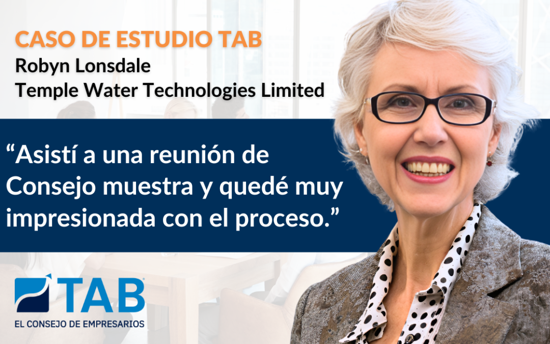 TAB Case Study: Robyn Lonsdale – Temple Water Technologies Limited